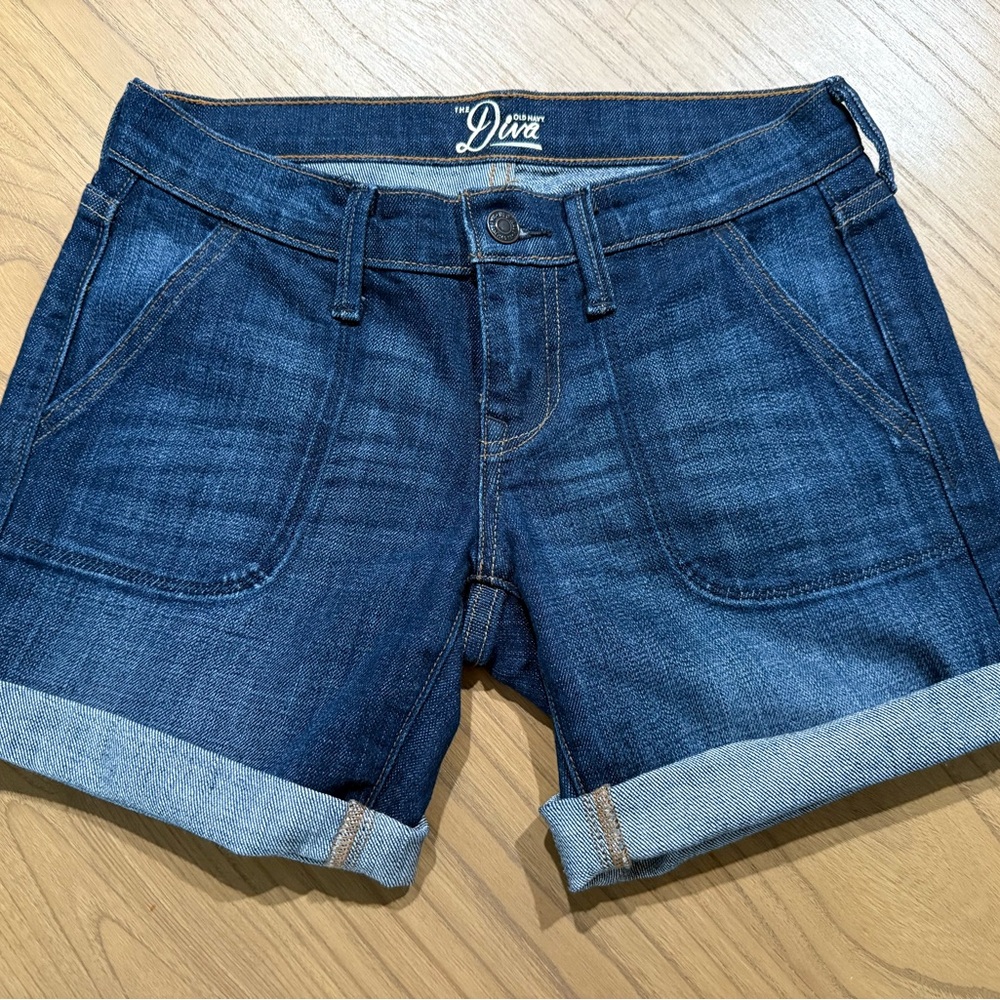 Diva Women's Blue Denim Shorts